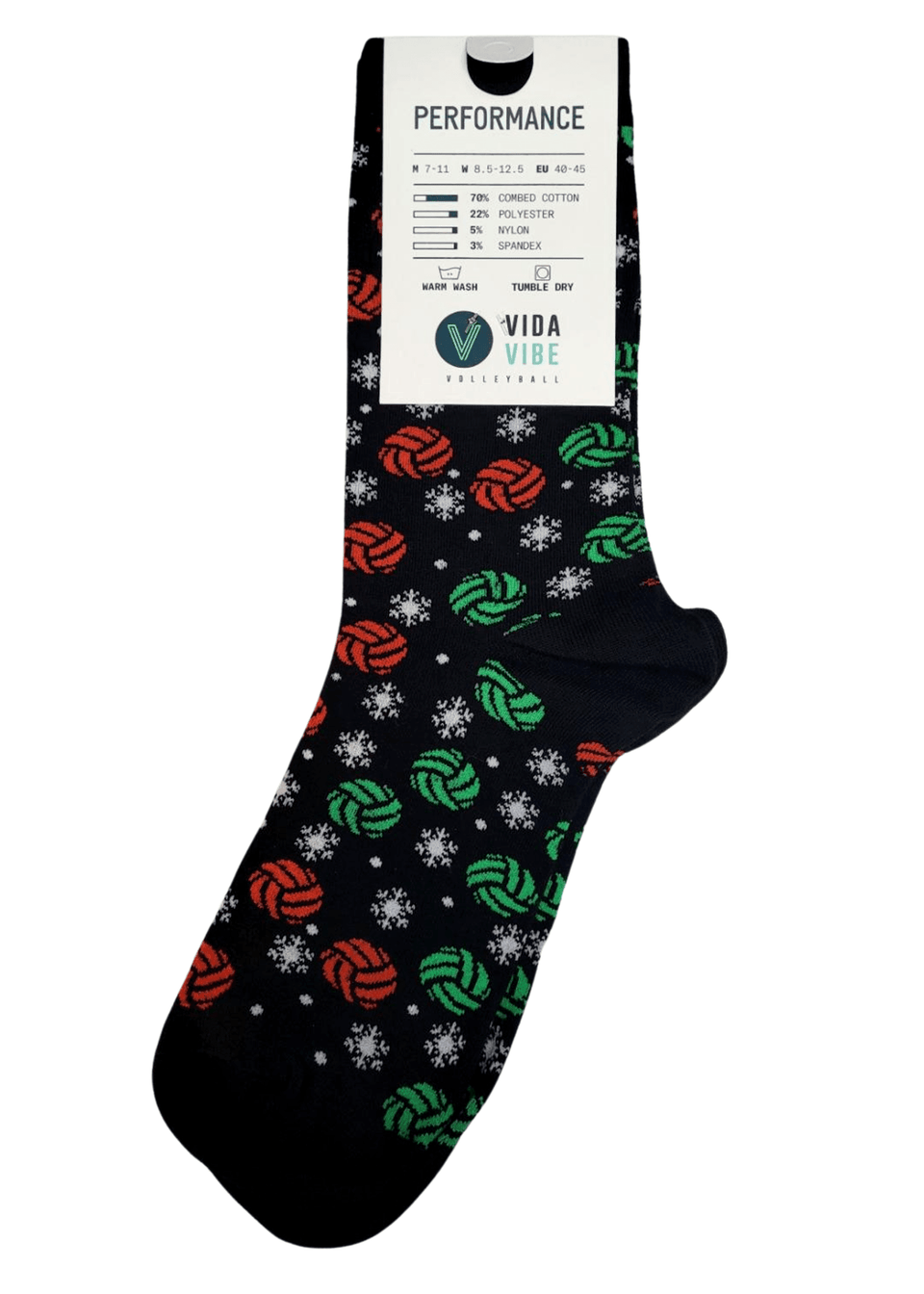 Christmas Volleyball Socks - VidaVibe Volleyball